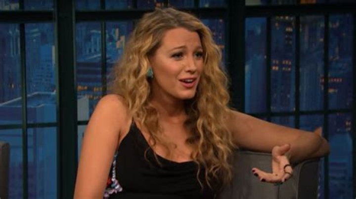 Back When Blake Lively Joked About Her Baby Bump Giving The Audience a