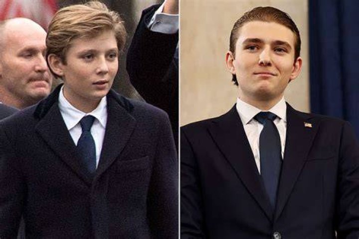 Barron Trump height Former President Trump's son 6 feet 7 inches tall