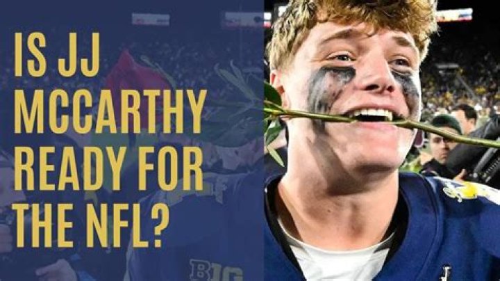 Breaking News JJ McCarthy of Michigan....................