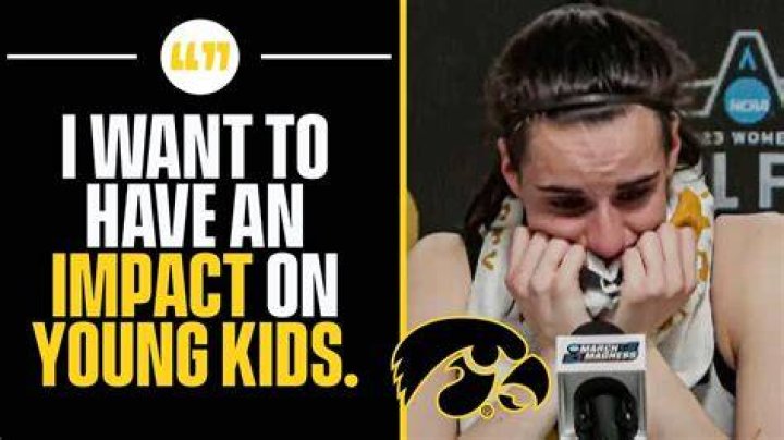 Caitlin Clark talks legacy, impact following heartbreaking national