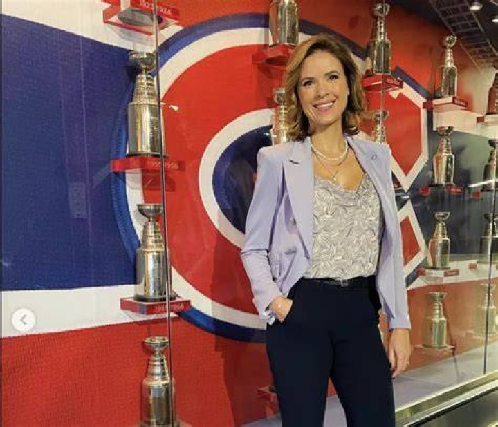 Elizabeth Rancourt &agrave; l'animation de matchs de la LNH &agrave; TVA Sports TVA