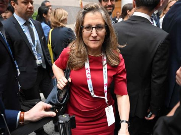 GOLDSTEIN Someone tell Freeland she’s not like the average...