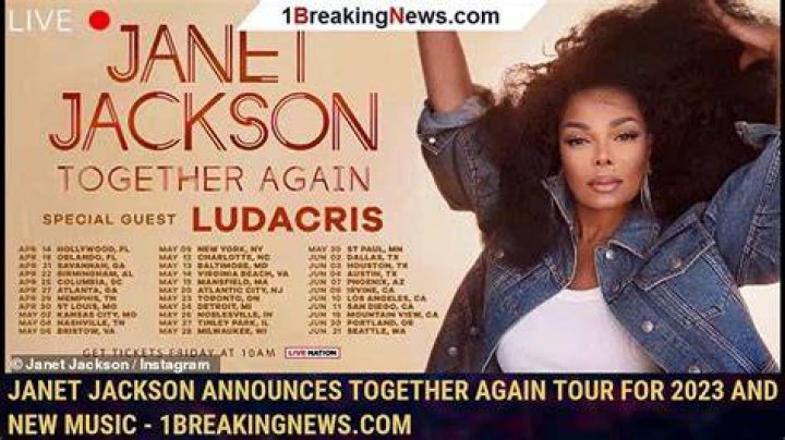 Jackson Announces 2023 &lsquo;Together Again&rsquo; Tour With Ludacris