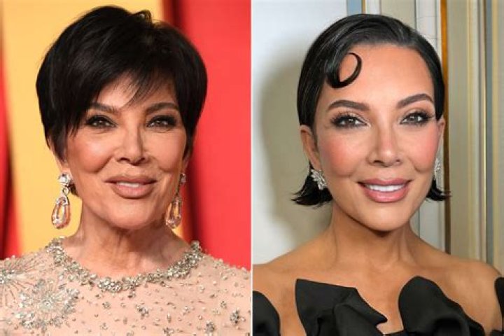Khlo&eacute; Kardashian and Kris Jenner Wear Matching Suits to People's Choice