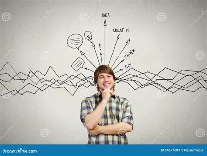 Let me think... stock image. Image of natural, model 28736155