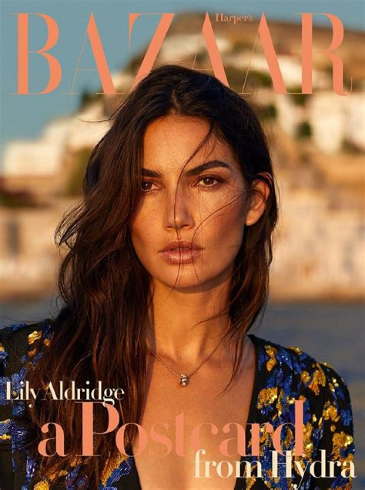 Lily Aldridge Harper's Bazaar Arabia December 2017 • CelebMafia