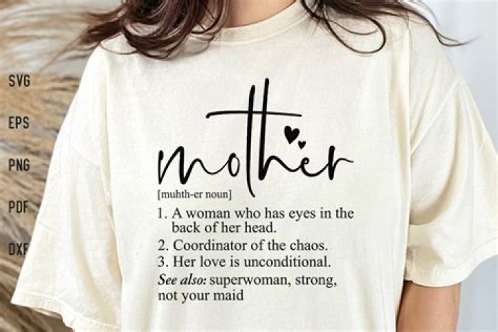 Personalized Mother Definition SVG / Mother Definition SVG / Etsy