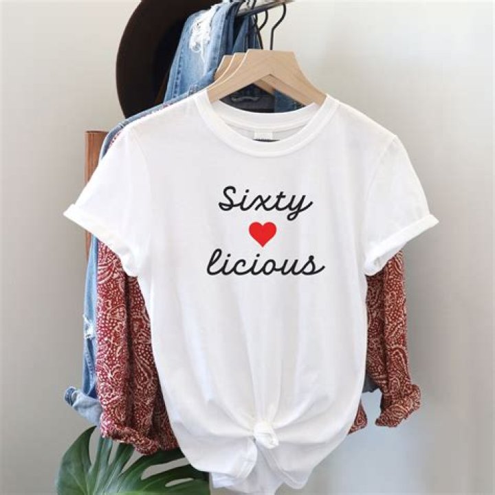 Sixtylicious shirt, 60th Birthday shirt 50th birthday shirts, Funny
