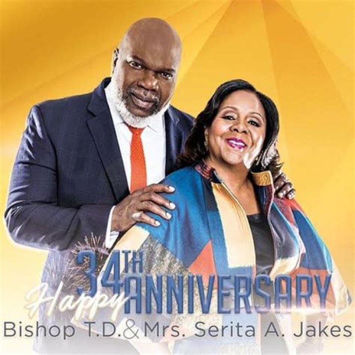 T.D Jakes, Wife Serita Celebrate 41 Years in Marriage with Beautiful