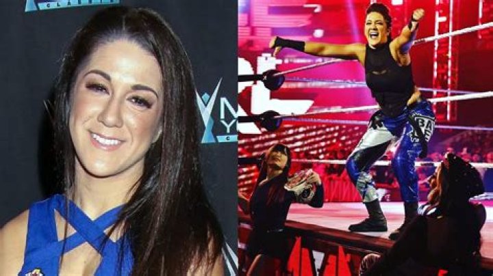 WWE Superstar Bayley (Pamela Martinez) and her fiancee Aaron Solow WWE
